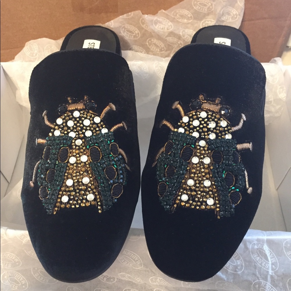 Super Cute! Steve Madden Hugh Embellished Mule - Picture 6 of 8